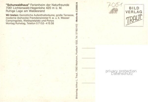 Hegenlohe Ferienheim Naturfreunde Schurwaldhaus – Bild 2
