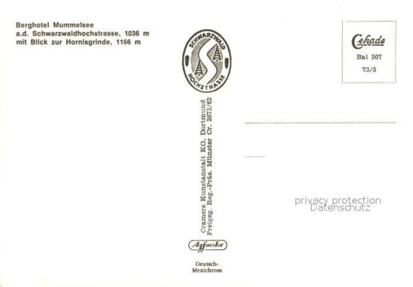 Schwarzwaldhochstrasse Fliegeraufnahme Berghotel Mummelsee Hor – Bild 2