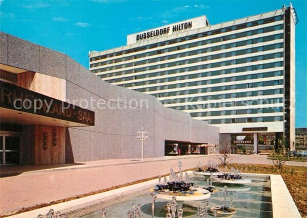 Duesseldorf Hilton Kongress Zentrum Wasserspiele