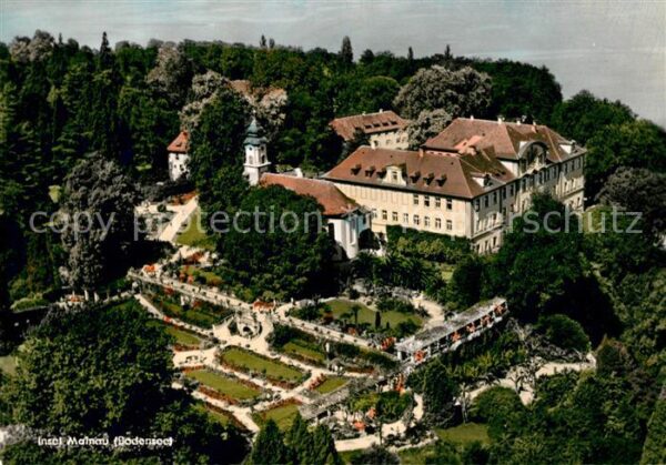 Insel Mainau Fliegeraufnahme