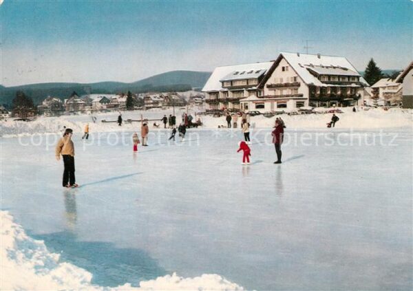 Hinterzarten Eislaufbahn Winter