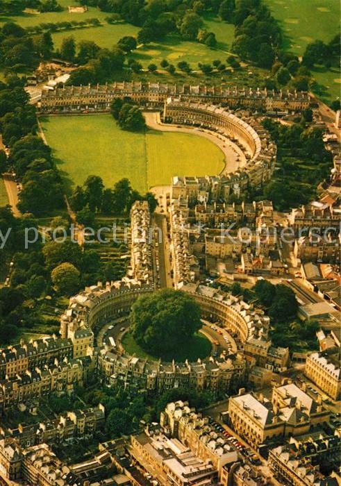 Bath UK Fliegeraufnahme Royal Crescent Circus