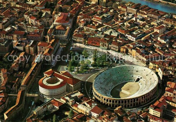 Verona Veneto Fliegeraufnahme Arena