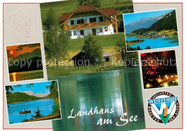 Weissensee Kaernten Landhaus am See