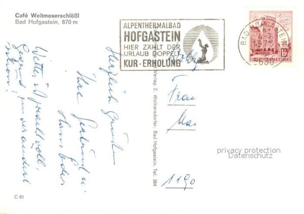 Bad Hofgastein Cafe Weitmoserschlössl – Bild 2