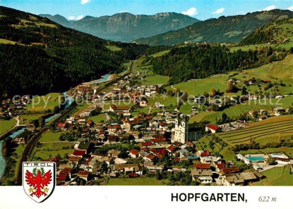 Hopfgarten Brixental Fliegeraufnahme
