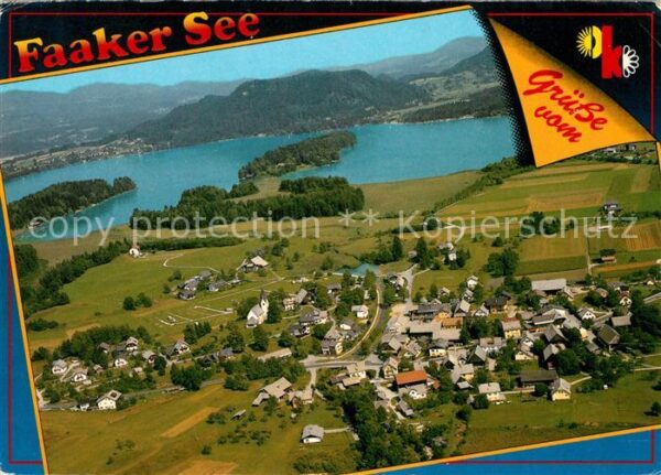 Faakersee Fliegeraufnahme