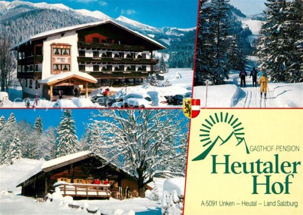 Unken Gasthof Pension Heutaler Hof Winter