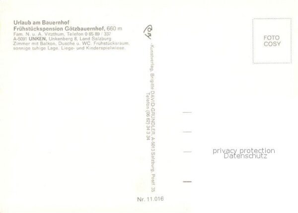 Unken Frühstückspension Götzbauernhof – Bild 2