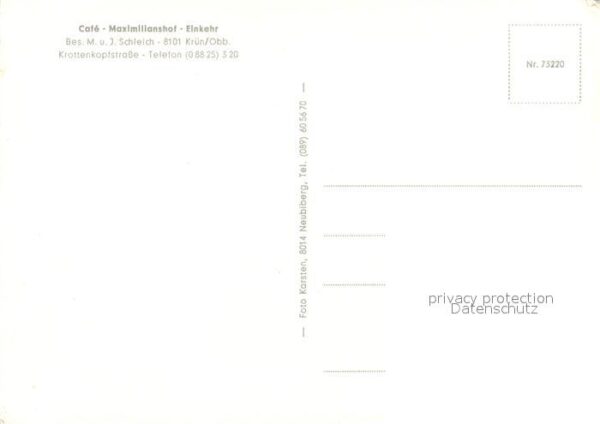 Kruen Cafe Maximilianshof Einkehr – Bild 2