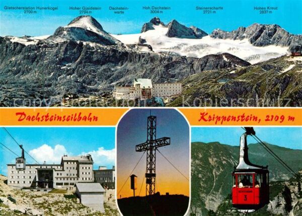 Obertraun Berghotel Krippenstein Bergbahn Dachste