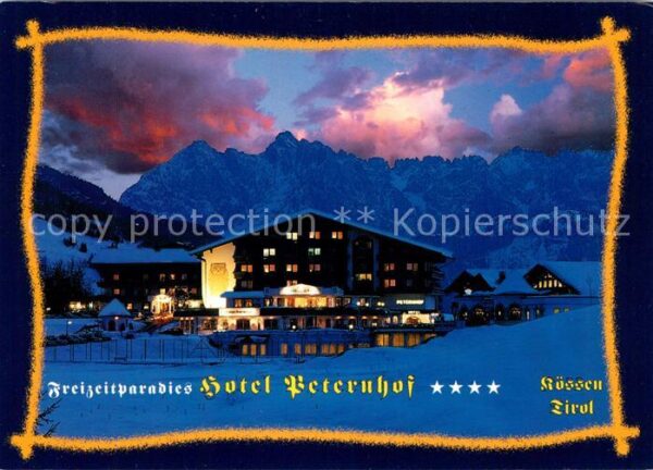Koessen Tirol Hotel Peternhof Winterpanorama