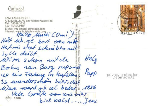 Ellmau Tirol Hotel Christoph Bergwiese – Bild 2