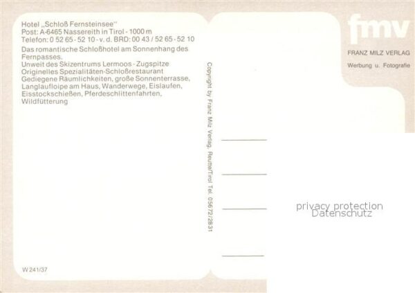 Fernsteinsee Hotel Winterpanorama – Bild 2