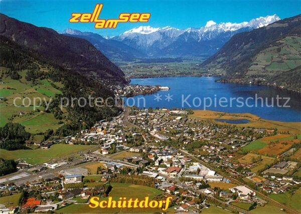Zell See Fliegeraufnahme Schüttdorf
