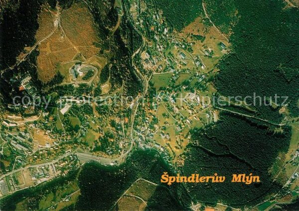 Spindlermuehle Spindleruv Mlyn Fliegeraufnahme