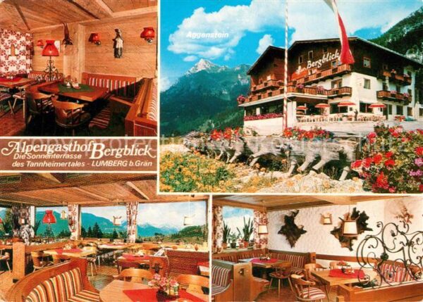 Lumberg Graen Tirol Alpengasthof Bergblick Sonnenterrasse