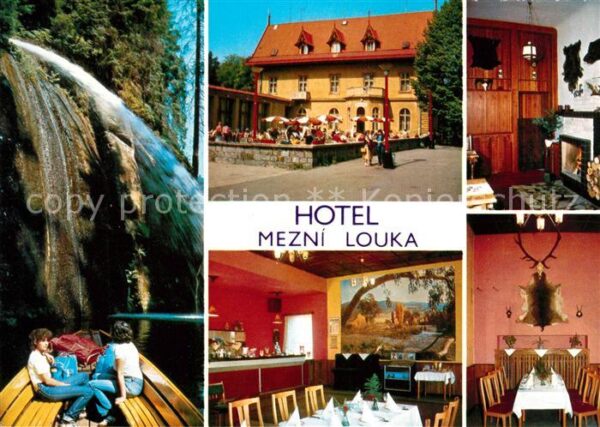 Hrensko Hotel Mezni Louka Wasserfall