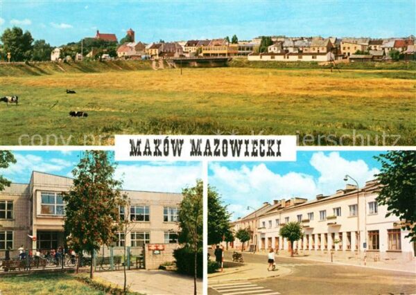 Makov Mazowiecki Panorama Ortschaft