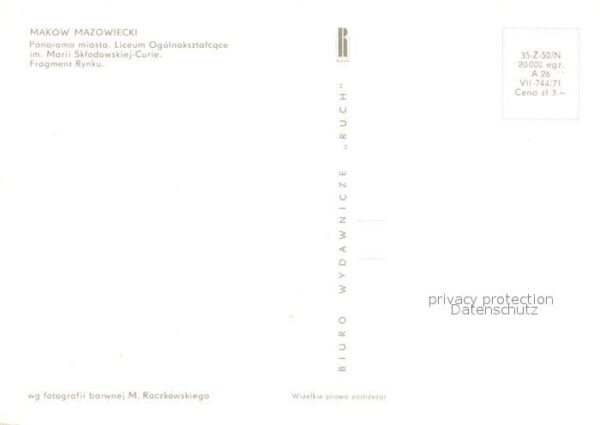 Makov Mazowiecki Panorama Ortschaft – Bild 2