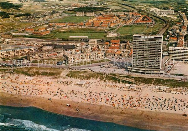 Zandvoort Holland Fliegeraufnahme Strand Hotel