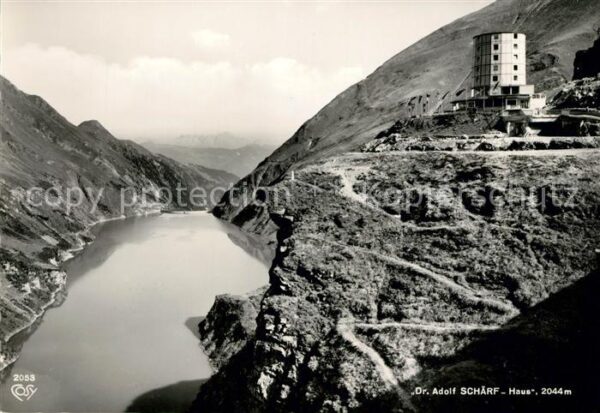 Moserboden Dr Adolf Schärf Haus Stausee Wasserfall