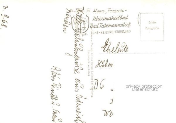 Bad Tatzmannsdorf Burgenland Rheumaheilbad Teilansichten – Bild 2