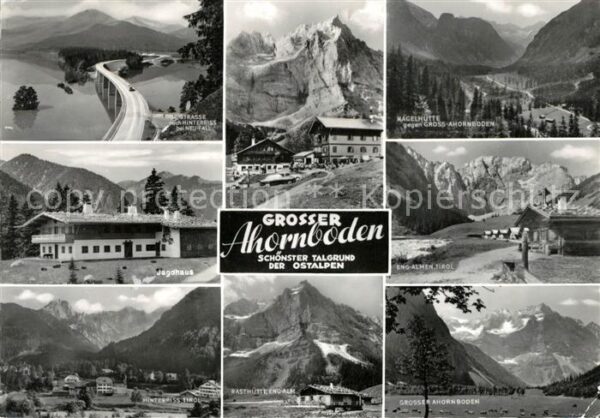 Grosser Ahornboden Strasse nach Hinterriss Hagelhütte Jagd