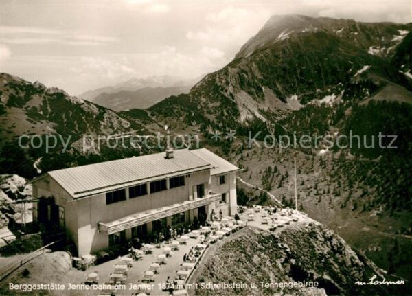 Jenner Berchtesgaden Berggaststätte Jennerbahn mit Schneibst