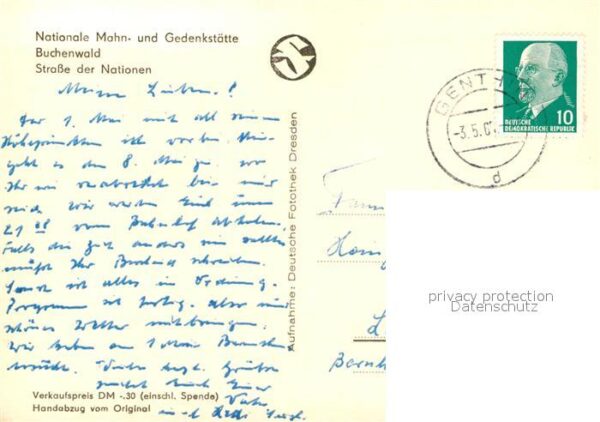 Buchenwald Weimar Nationale Gedenkstätte Strasse der Nati – Bild 2