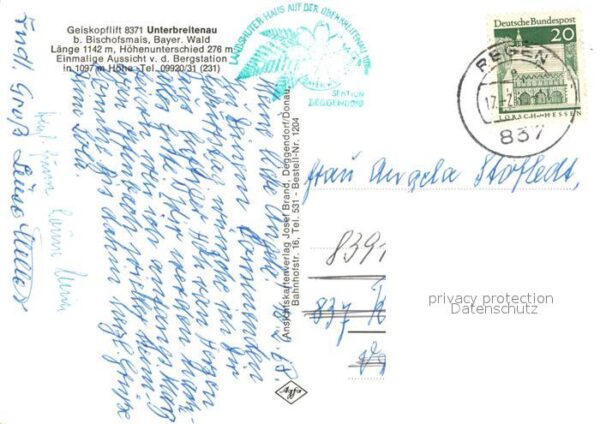 Unterbreitenau Bischofsmais Geisskopflift Oberbreitenau Forstgastho – Bild 2