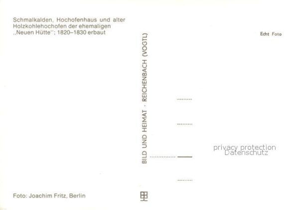 Schmalkalden Hochofenhaus und alter Holzkohlehochofe – Bild 2