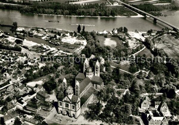 Speyer Rhein Fliegeraufnahme