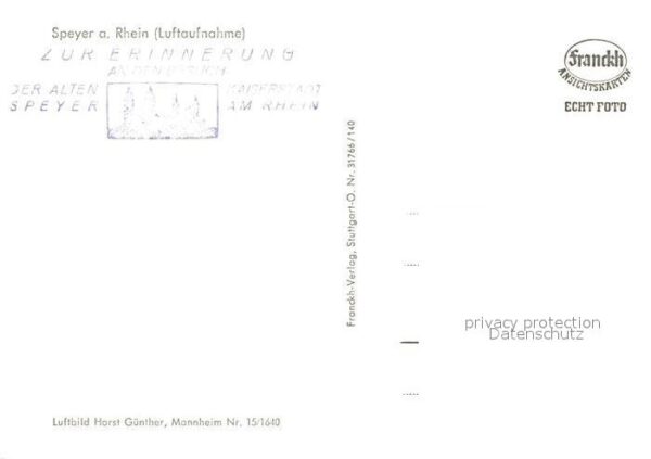 Speyer Rhein Fliegeraufnahme – Bild 2