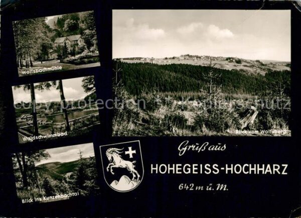 Hohegeiss Harz Wolfsbachmühle Waldschwimmbad Kunzenbac