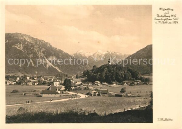 Ruhpolding mit Raufelburg Sonntagshorn und Reifelb