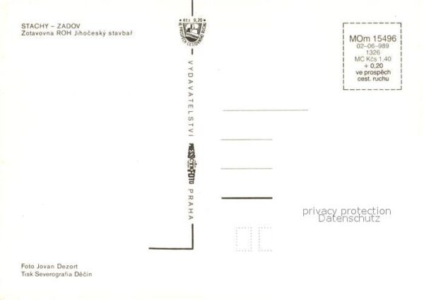 Stachy Susice Okres Pachatice Zotavovna ROH Jihocesky stavar Hotel Re – Bild 2