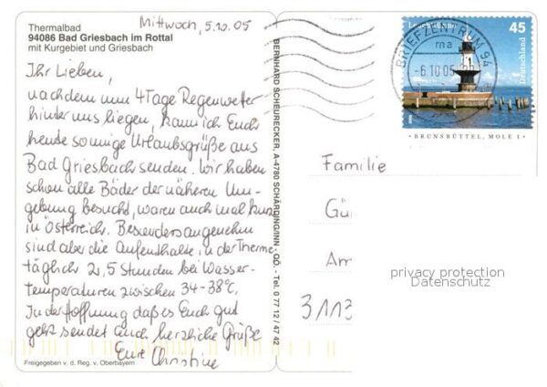 Bad Griesbach Rottal Thermalbad Kurgebiet Fliegeraufnahme – Bild 2