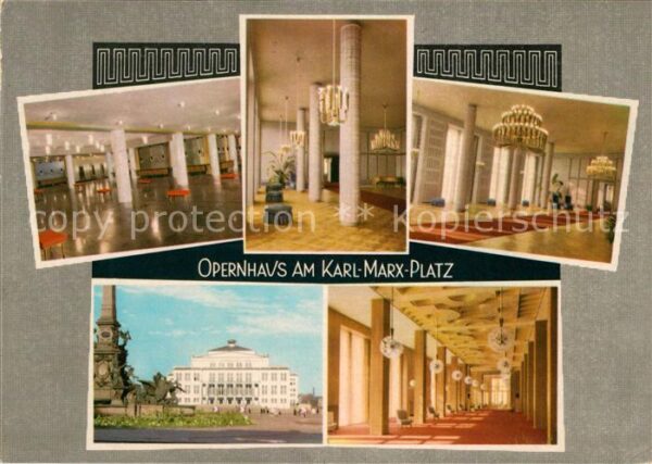 Leipzig Opernhaus am Karl Marx Platz