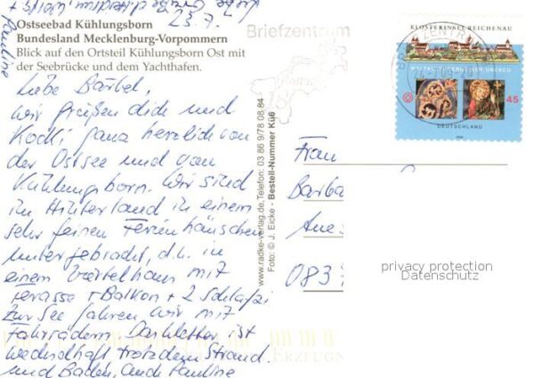 Kuehlungsborn Ostseebad Yachthafen Seebrücke Fliegeraufnahme – Bild 2