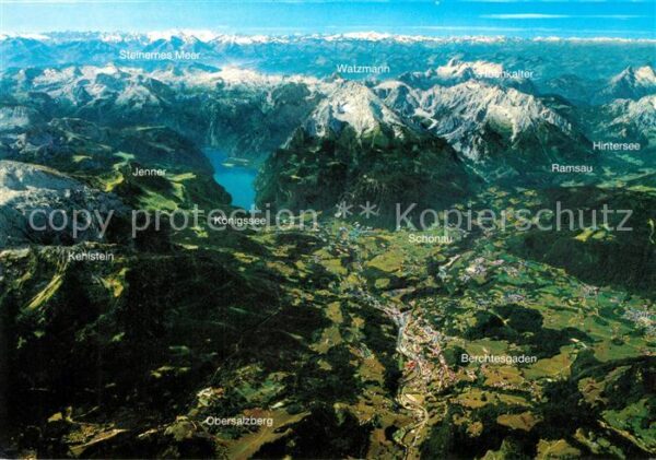 Berchtesgaden Berchtesgadenertal Alpenpanorama Fliege