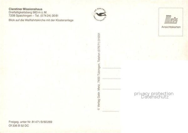 Spaichingen Claretiner Missionshaus Dreifaltigkeits – Bild 2