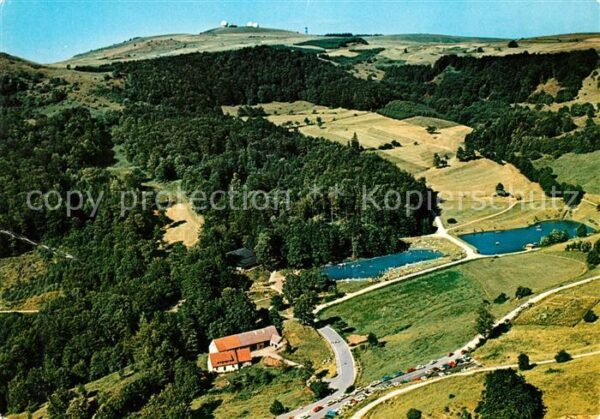 Poppenhausen Rhoen Guckaisee an der Wasserkuppe Fliegerauf