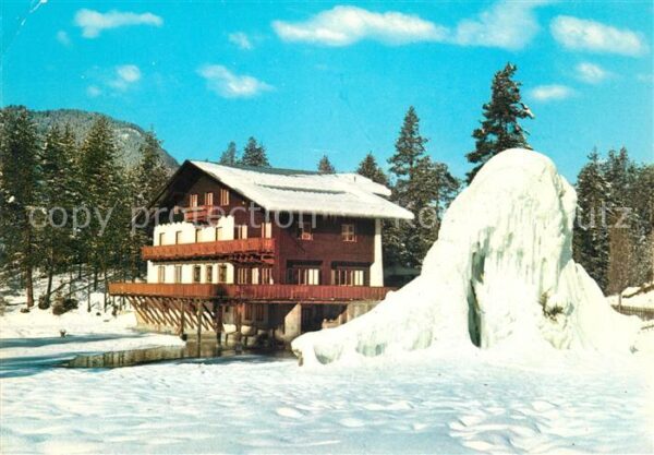 San Vigilio di Marebbe Hotel Lago della Creda Winterlandschaft