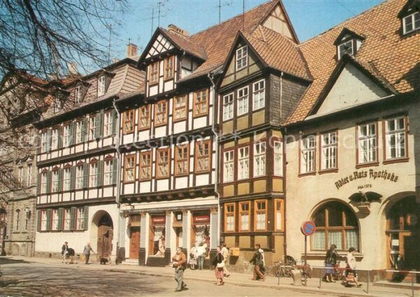 Quedlinburg Kornmarkt Fachwerkhäuser