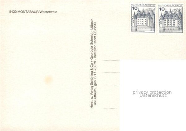 Montabaur Westerwald Schloss Fliegeraufnahme – Bild 2
