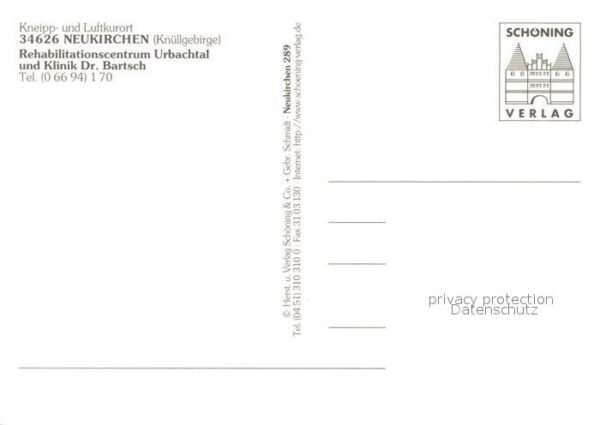 Neukirchen Knuellgebirge Rehabilitationszentrum Urbachtal Klinik – Bild 2