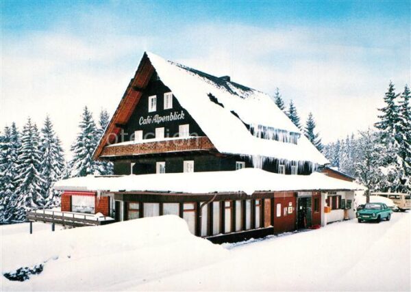 Saig Schwarzwald Cafe Alpenblick Pension Gästehaus Wahlh