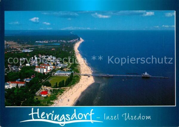 Heringsdorf Ostseebad Usedom Seeheilbad Fliegeraufnahme