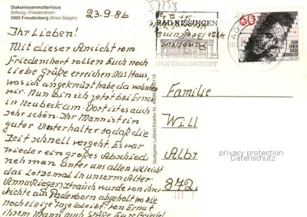 Freudenberg Westfalen Diakonissenmutterhaus Stiftung Friedens – Bild 2